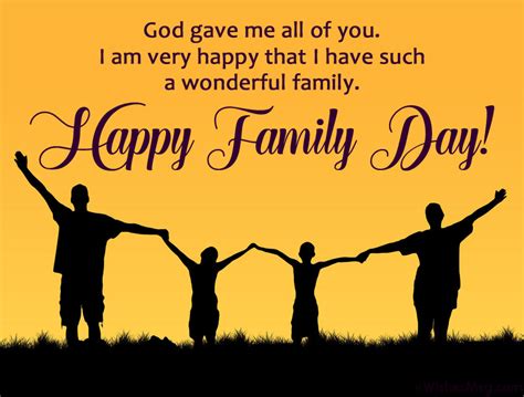 best wishes for the family|inspirational message for family day.